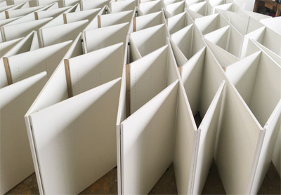 Messetheke Cateringtheke Klappbar KBS wei mit Stellfen