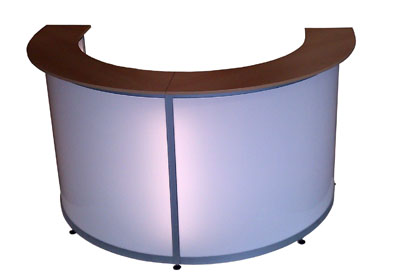 Leuchttheke Halbkreistheke Rheinau