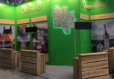 Theke Rustikal aus Eiche mit Totwurmlchern und Astlchern